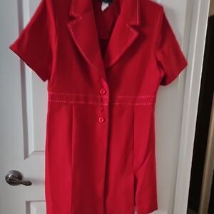 Sweet Suit Red Dress 16 Petite